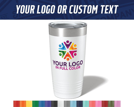 20oz Tumbler with full color logo - The Lasercraft Co.