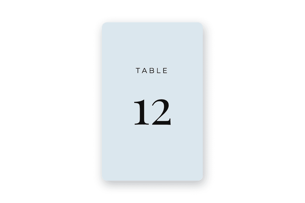 Table Numbers — The Lasercraft Company