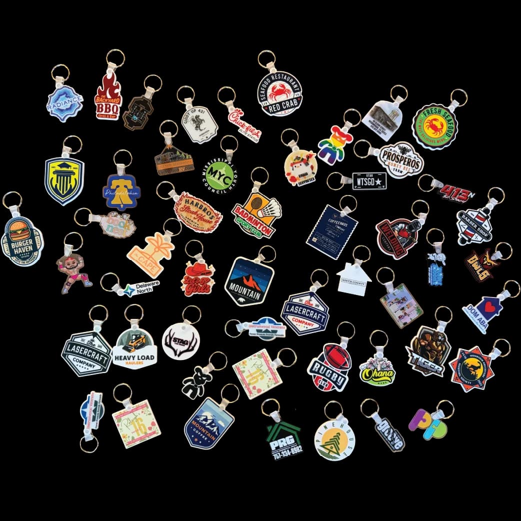 Custom acrylic keychains with logo