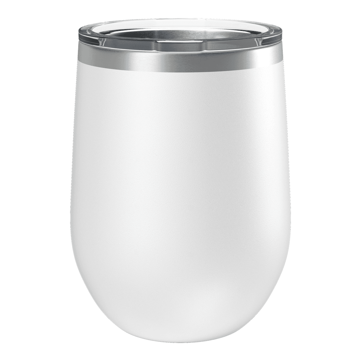 White Custom 12oz Wine Tumbler