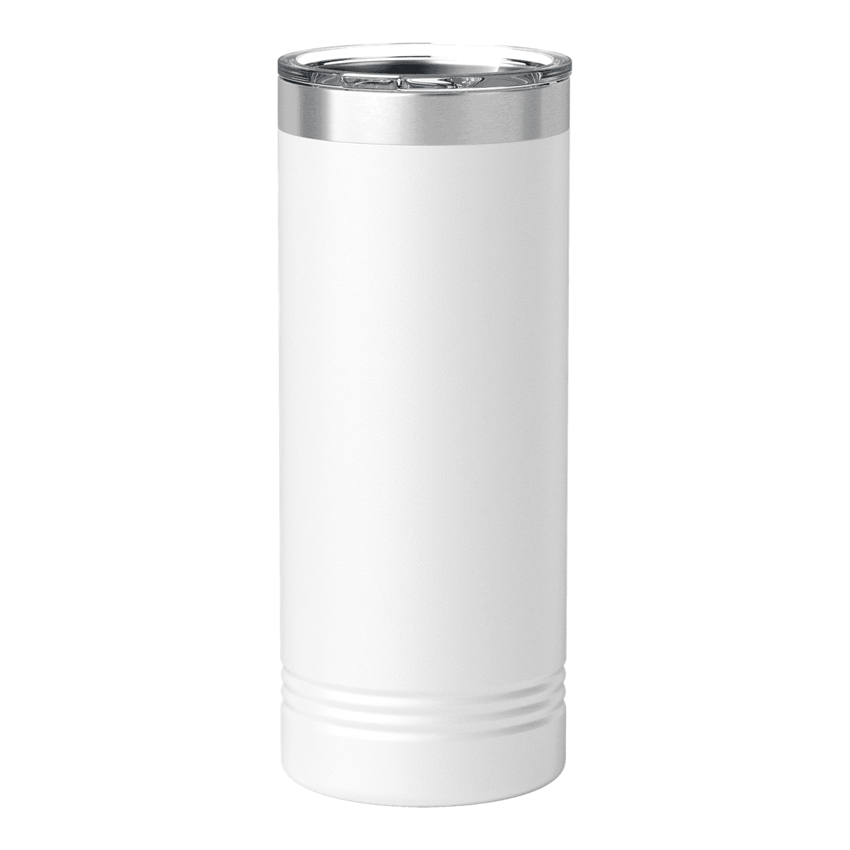 White Custom Engraved 22oz Skinny Tumbler