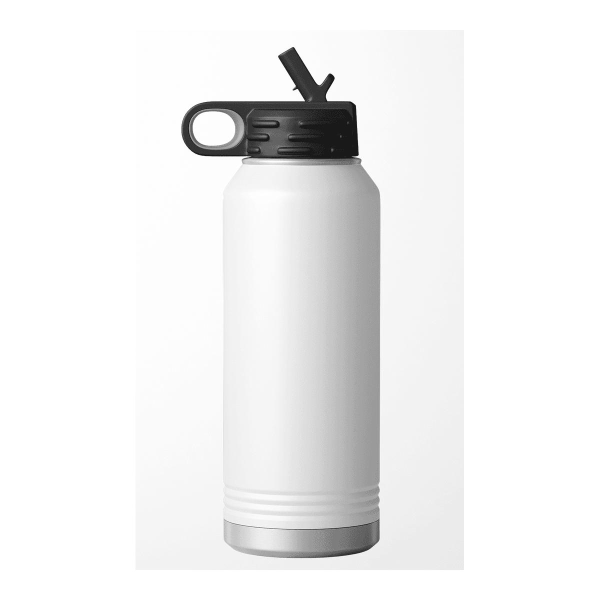 White Custom Engraved 32oz Water Bottle