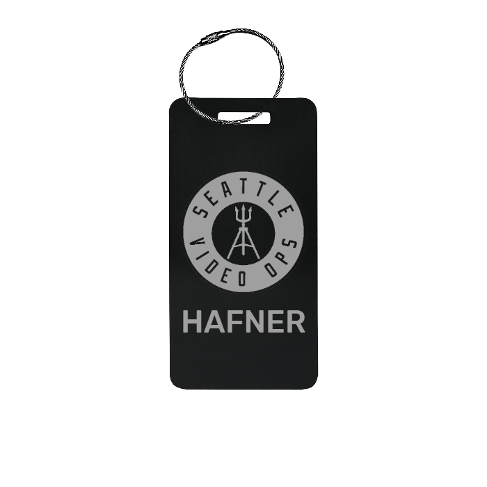 Custom Metal Luggage Tag Personalized with Logo or Custom Text