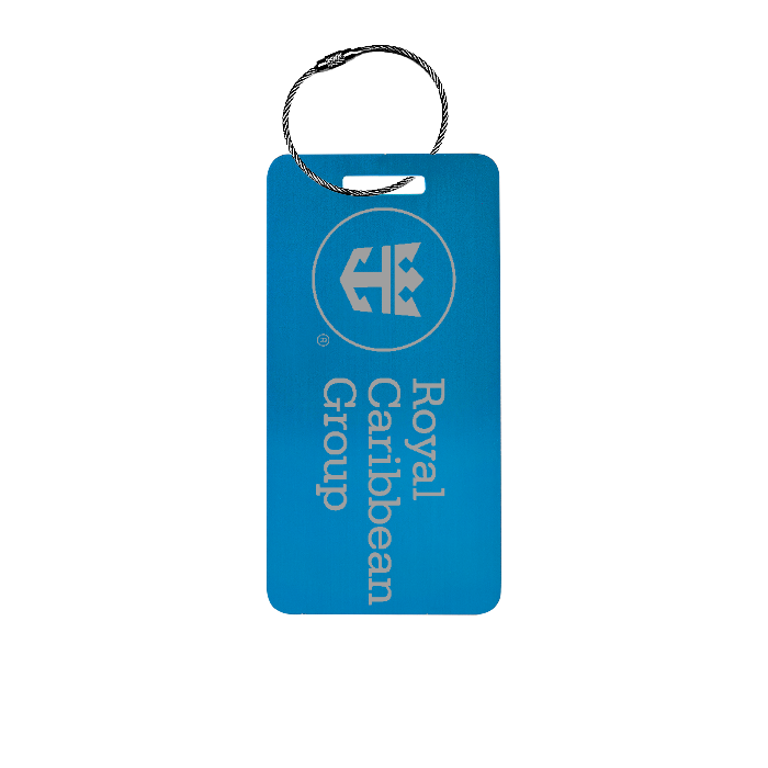 Custom Metal Luggage Tag Personalized with Logo or Custom Text