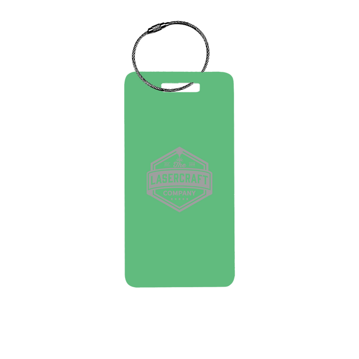 Custom Metal Luggage Tag Personalized with Logo or Custom Text