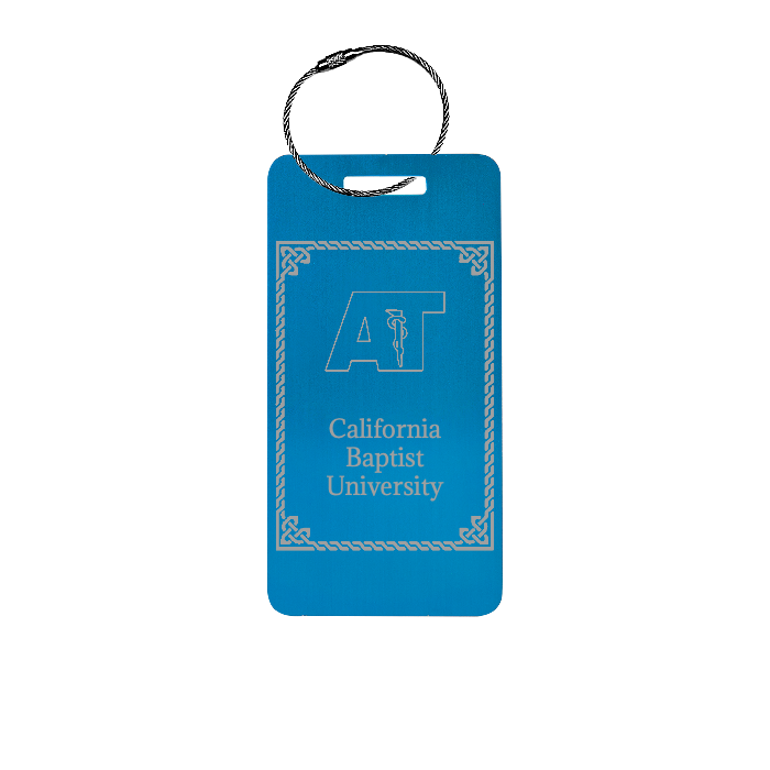 Custom Metal Luggage Tag Personalized with Logo or Custom Text