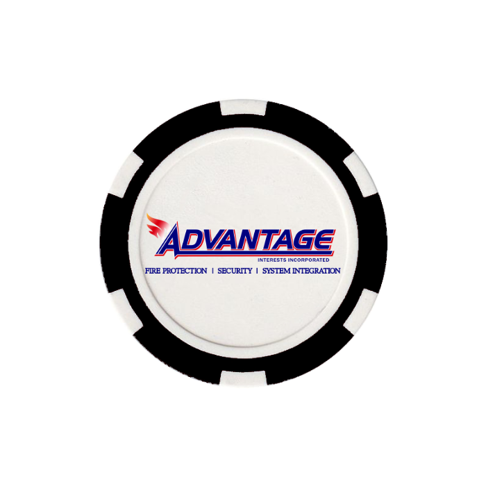 Poker Chips Set of 25 with full color logo