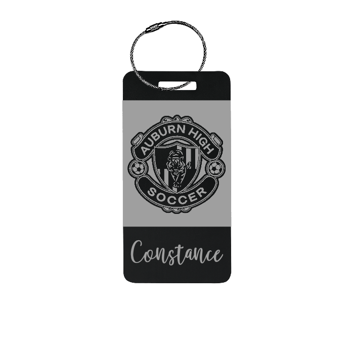 Custom Metal Luggage Tag Personalized with Logo or Custom Text