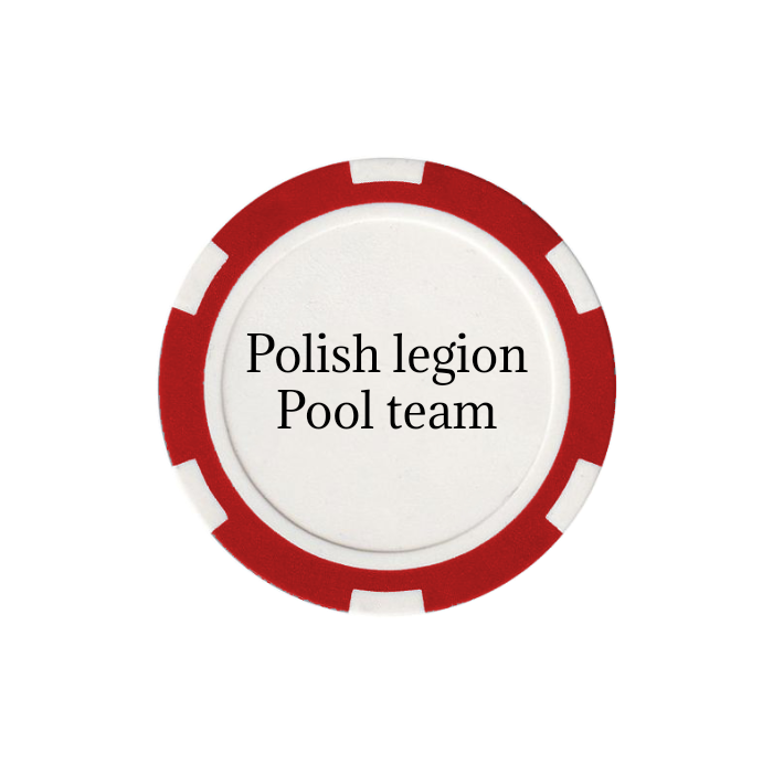 Poker Chips Set of 20 with full color logo