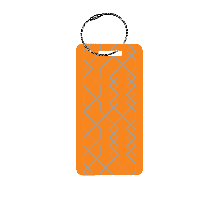 Custom Metal Luggage Tag Personalized with Logo or Custom Text