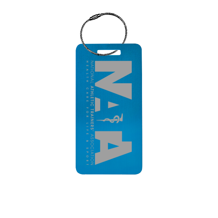 Custom Metal Luggage Tag Personalized with Logo or Custom Text