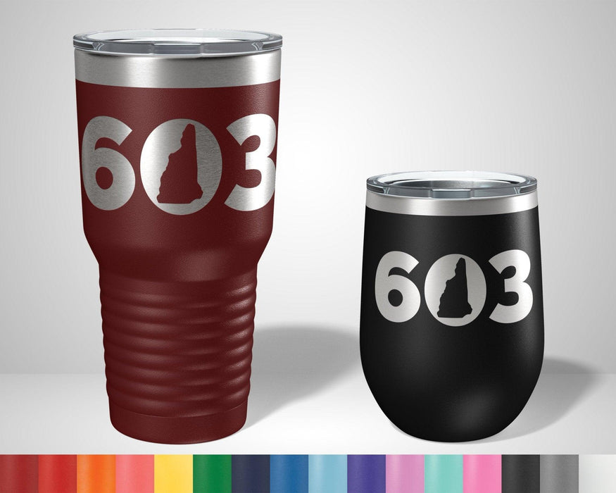 603 NH Graphic Tumbler - The Lasercraft Co.