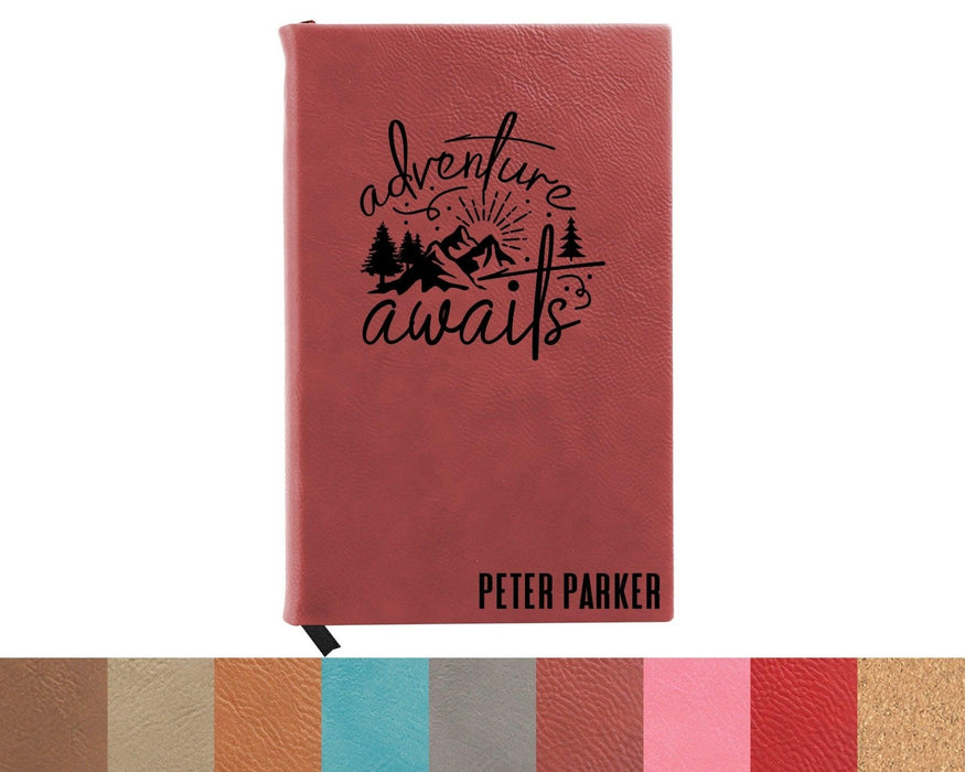 Adventure Awaits Personalized Travel Journal - The Lasercraft Co.
