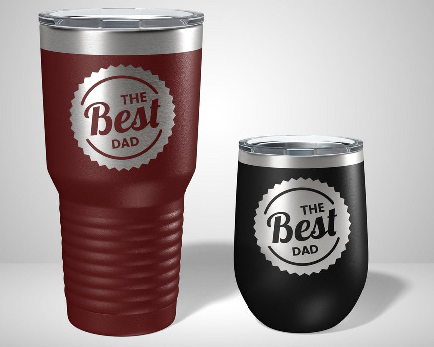 Best Dad Graphic Tumbler - The Lasercraft Co.