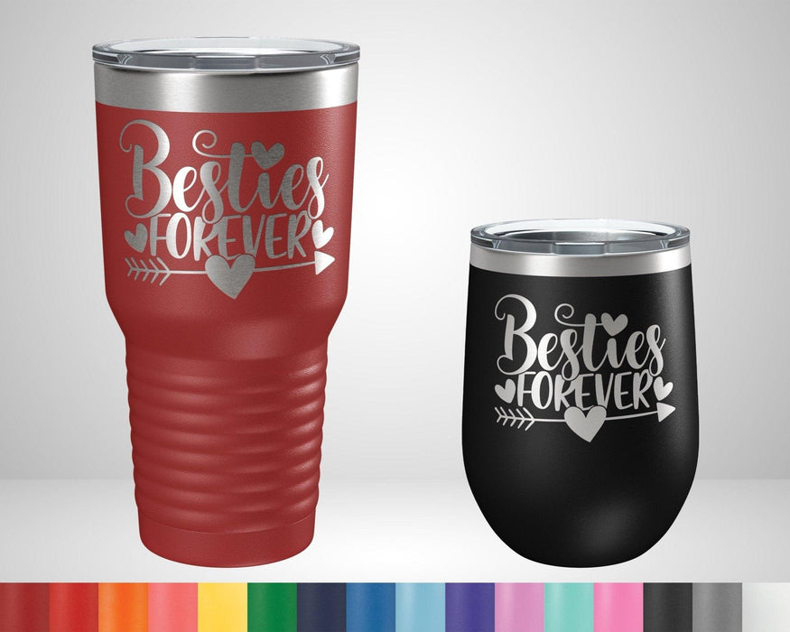 Besties Forever Graphic Tumbler - The Lasercraft Co.