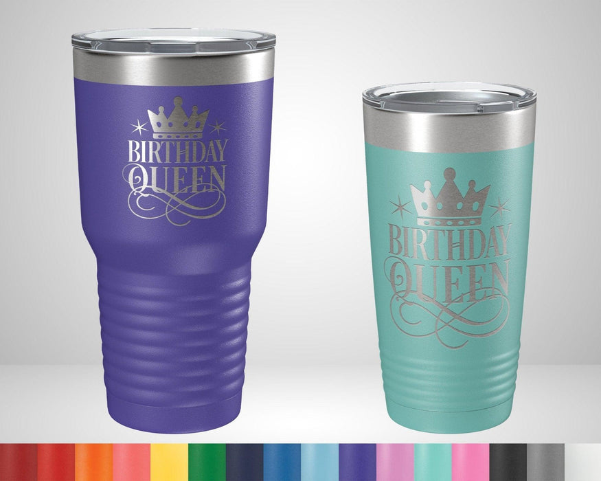 Birthday Queen Graphic Tumbler - The Lasercraft Co.