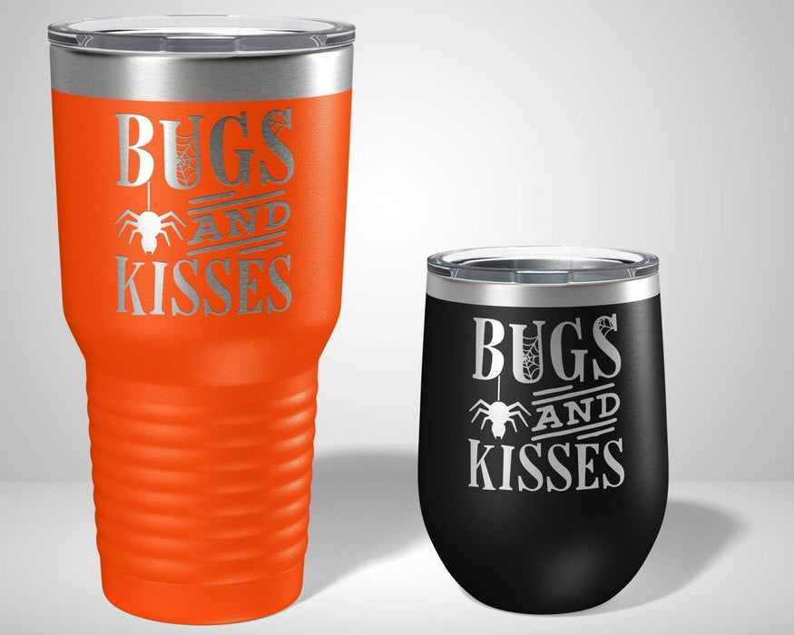 Bugs and Kisses Halloween Graphic Tumbler - The Lasercraft Co.