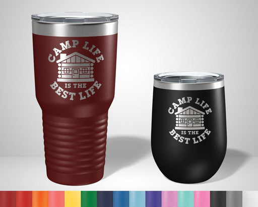 Camp Life is the Best Life personalized camping Graphic Tumbler