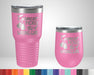 Cancer Picked The Wrong Girl Graphic Tumbler - The Lasercraft Co.