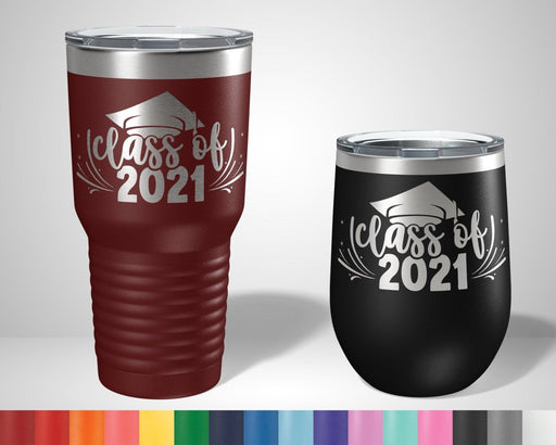 Class of 2021 Grad Graphic Tumbler - The Lasercraft Co.