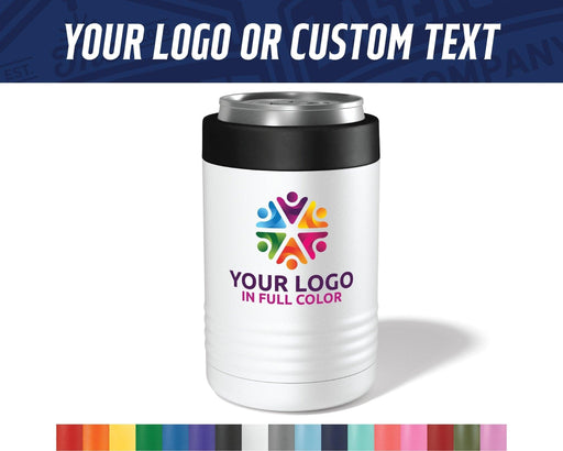 Custom Printed Can & Bottle Holder with full color logo - The Lasercraft Co.