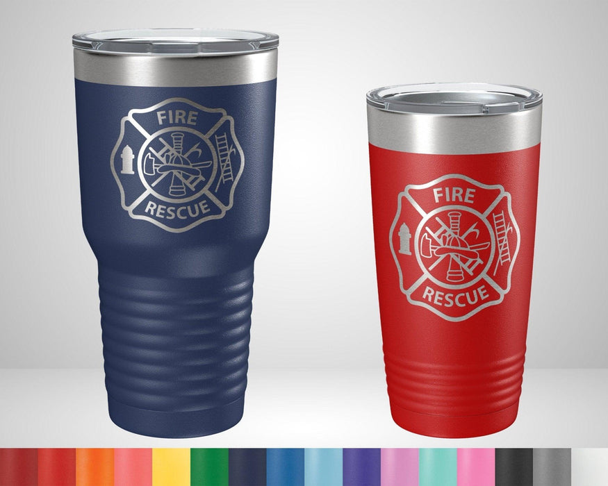 Fire Rescue Graphic Tumbler - The Lasercraft Co.
