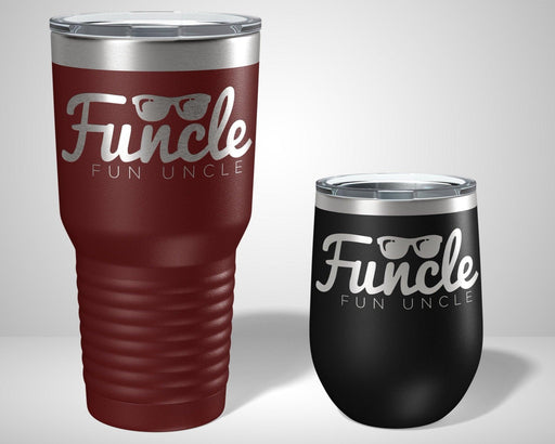 Funcle Fun Uncle Graphic Tumbler - The Lasercraft Co.