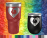 Heart Cock Graphic Tumbler - The Lasercraft Co.