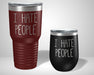 I Hate People Graphic Tumbler - The Lasercraft Co.