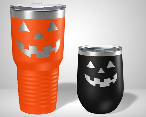 Jack o lantern Halloween Graphic Tumbler - The Lasercraft Co.
