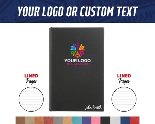 Journal with full color logo - The Lasercraft Co.