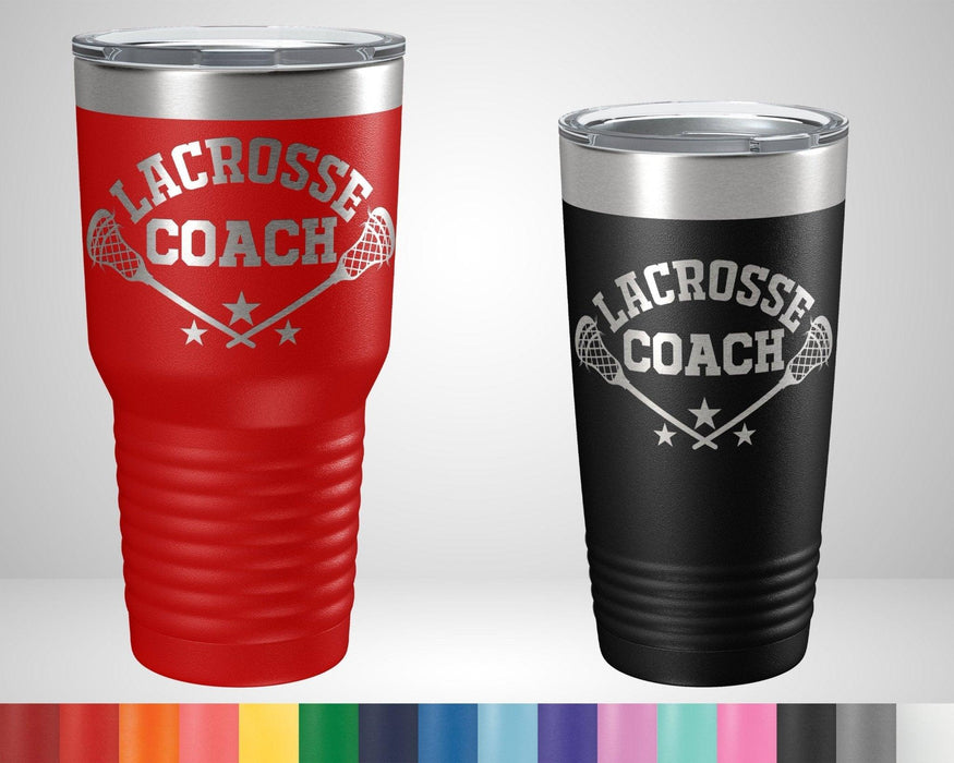 Lacrosse Coach Graphic Tumbler - The Lasercraft Co.