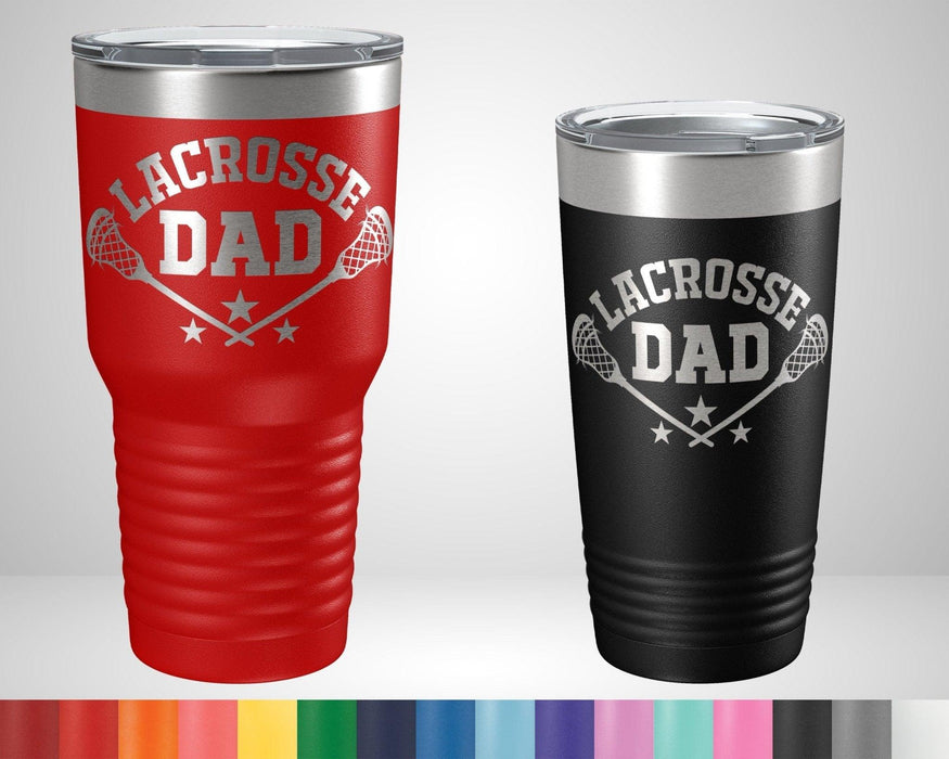 Lacrosse Dad Graphic Tumbler - The Lasercraft Co.