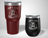 Let's Get Toasted Graphic Tumbler - The Lasercraft Co.