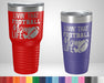 Livin' That Football Mom Life Graphic Tumbler - The Lasercraft Co.