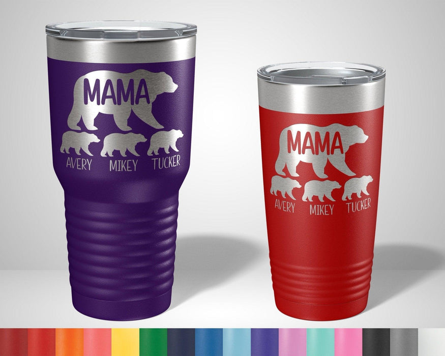 Mama Bear Graphic Tumbler - The Lasercraft Co.