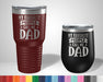 My Favorite People Call Me Dad Graphic Tumbler - The Lasercraft Co.