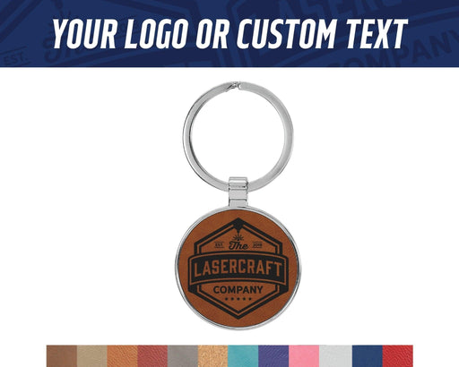 Round Keychain with Custom name or logo - The Lasercraft Co.