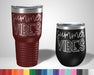 Summer Vibes Graphic Tumbler - The Lasercraft Co.