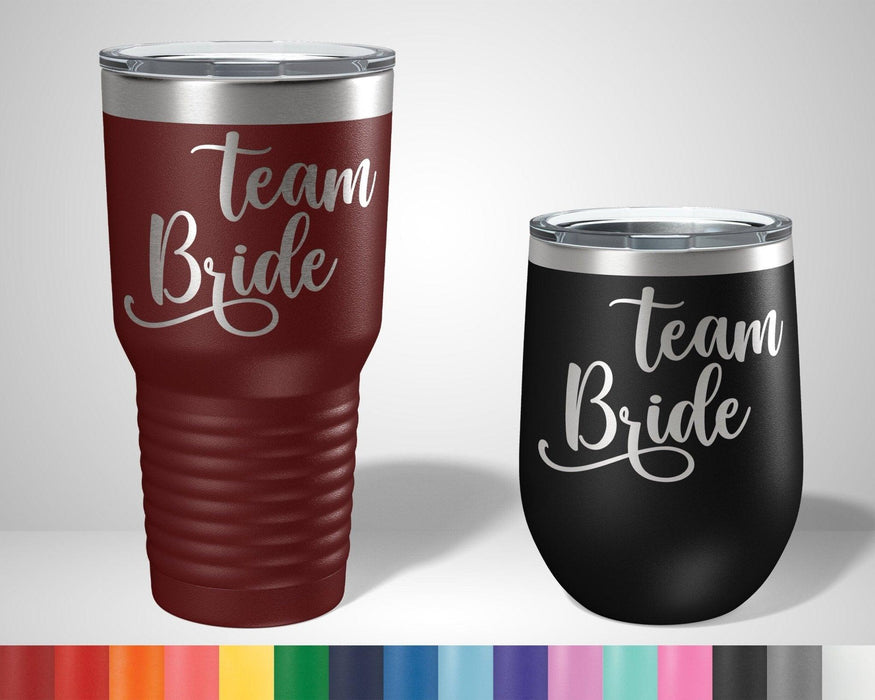 Team Bride Graphic Tumbler - The Lasercraft Co.