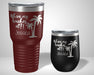 Where My Beaches At Graphic Tumbler - The Lasercraft Co.