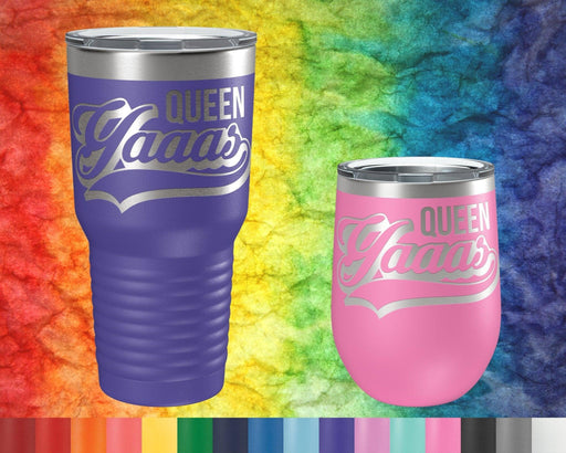 Yaaas Queen Graphic Tumbler - The Lasercraft Co.